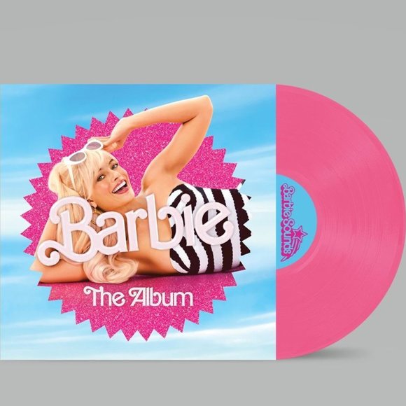 Atlantic Albums Other - Barbie The Album Limited Pink Vinyl LP Poster / SEALED / Dua Lipa…